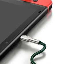 Кабель Baseus Cafule Metal Cable Type-C to Type-C 100W 20V 5A 1m Зеленый