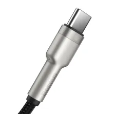 Кабель Baseus Cafule Metal Cable USB to Type-C 40W 5A 1m Чорний