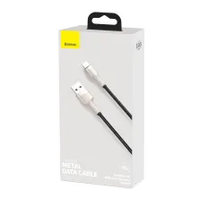 Кабель Baseus Cafule Metal Cable USB to Type-C 40W 5A 1m Чорний