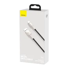 Кабель Baseus Cafule Metal Cable USB to Type-C 40W 5A 0.25m Чорний