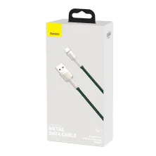 Кабель Baseus Cafule Metal Cable USB to Type-C 40W 5A 1m Зелений