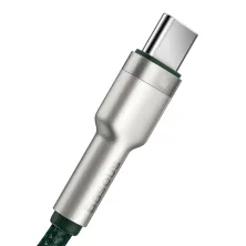 Кабель Baseus Cafule Metal Cable USB to Type-C 40W 5A 2m Зелений