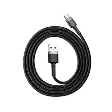Кабель Baseus Cafule Cable USB to Type-C QC3.0 3A 1m Чорний