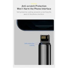 Кабель Baseus Tungsten Gold Fast Charging Data Cable USB to Lightning 2.4A 2m Черный