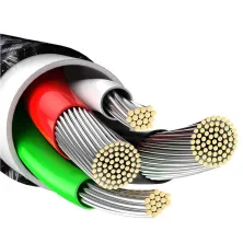 Кабель Baseus Tungsten Gold Fast Charging Data Cable USB to Lightning 2.4A 2m Черный