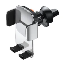 Автодержатель для телефона Baseus Easy Control Clamp Air Outlet Version в воздуховод Серебристый