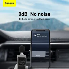 Автодержатель для телефона Baseus Steel Cannon Air Outlet Car Mount в воздуховод Черный
