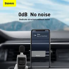 Автодержатель для телефона Baseus Steel Cannon Air Outlet Car Mount в воздуховод Серебристый