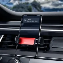 Автодержатель для телефона Baseus Steel Cannon Air Outlet Car Mount в воздуховод Красный