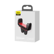 Автодержатель для телефона Baseus Steel Cannon Air Outlet Car Mount в воздуховод Красный