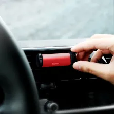 Автодержатель для телефона Baseus Steel Cannon Air Outlet Car Mount в воздуховод Красный