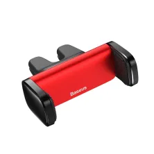 Автотримач для телефону Baseus Steel Cannon Air Outlet Car Mount в повітропровід Червоний