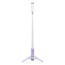 Селфи-монопод Baseus Traveler Bluetooth Tripod 2in1 с функцией штатива и пультом Bluetooth Фиолетовый