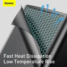 Мережевий зарядний пристрій Baseus Quick GaN2 Lite PD3.0 65W 2Type-C 3A Чорний