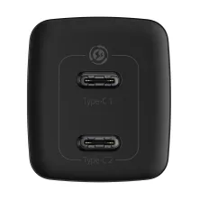 Мережевий зарядний пристрій Baseus Quick GaN2 Lite PD3.0 65W 2Type-C 3A Чорний