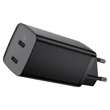 Мережевий зарядний пристрій Baseus Quick GaN2 Lite PD3.0 65W 2Type-C 3A Чорний