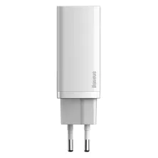 Сетевое зарядное устройство Baseus Quick GaN2 Lite QC4.0+PD3.0 65W USB+Type-C 5A Белый