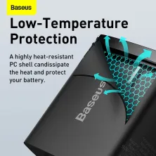 Мережевий зарядний пристрій Baseus Compact Quick Charger QC3.0+PD3.0 20W USB+Type-C 3A Чорний