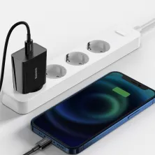 Мережевий зарядний пристрій Baseus Speed Mini Quick Charger 1C PD3.0 20W Type-C 3A Чорний