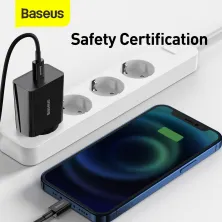 Мережевий зарядний пристрій Baseus Speed Mini Quick Charger 1C PD3.0 20W Type-C 3A Чорний
