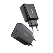 Мережевий зарядний пристрій Baseus Speed Mini Quick Charger 1C PD3.0 20W Type-C 3A Чорний