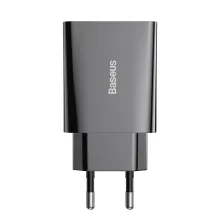 Мережевий зарядний пристрій Baseus Speed Mini Quick Charger 1C PD3.0 20W Type-C 3A Чорний