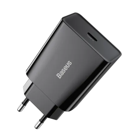 Мережевий зарядний пристрій Baseus Speed Mini Quick Charger 1C PD3.0 20W Type-C 3A Чорний