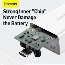 Мережевий зарядний пристрій Baseus Speed Mini Quick Charger 1C PD3.0 20W Type-C 3A Білий