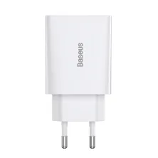 Мережевий зарядний пристрій Baseus Speed Mini Quick Charger 1C PD3.0 20W Type-C 3A Білий