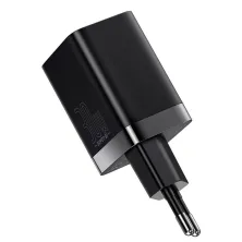 Мережевий зарядний пристрій Baseus Super Si Pro Quick Charger QC3.0+PD3.0 30W USB+Type-C 3A Чорний
