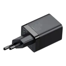 Мережевий зарядний пристрій Baseus Super Si Pro Quick Charger QC3.0+PD3.0 30W USB+Type-C 3A Чорний