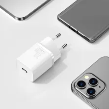 Сетевое зарядное устройство Baseus Super Si Quick Charger 1C PD3.0 30W Type-C 3A Белый