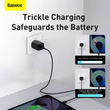 Сетевое зарядное устройство Baseus Super Si Quick Charger 1C PD3.0 30W Type-C 3A Черный