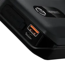 Пускозарядний пристрій Бустер Baseus AIR Car Jump Starter Super Energy 3in1 12V 10000mAh 1000A з функцією Павербанку 5V/3A і LED ліхтарика Чорний