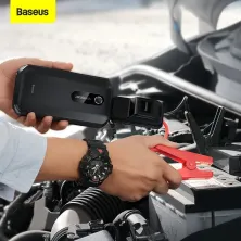 Пускозарядний пристрій Бустер Baseus AIR Car Jump Starter Super Energy 3in1 12V 10000mAh 1000A з функцією Павербанку 5V/3A і LED ліхтарика Чорний