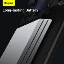 Пускозарядний пристрій Бустер Baseus AIR Car Jump Starter Super Energy 3in1 12V 10000mAh 1000A з функцією Павербанку 5V/3A і LED ліхтарика Чорний