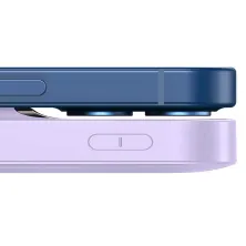 УМБ Baseus Magnetic 1in2 10000mAh 20W 3A QC3.0+PD3.0 з Бездротовою зарядкою Qi 10W Фіолетовий