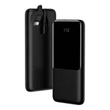 УМБ Baseus Elf Digital Display Fast Charge 10000mAh 22.5W 5A с технологией QC3.0+PD3.0 и iP 20W+Type-C 22.5W кабелем Черный