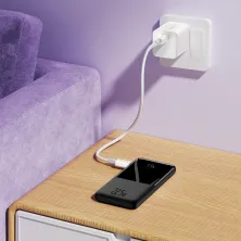 УМБ Baseus Elf Digital Display Fast Charge 10000mAh 22.5W 5A с технологией QC3.0+PD3.0 и iP 20W+Type-C 22.5W кабелем Черный