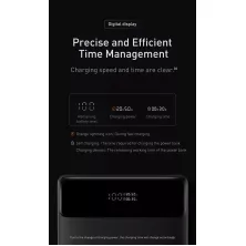 УМБ Baseus Blade Digital Display 20000mAh 100W 5A с технологией QC4.0+PD3.0 + кабель Type-C to Type-C 100W 20V/5A 1м Черный