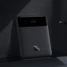 УМБ Baseus Blade Digital Display 20000mAh 100W 5A с технологией QC4.0+PD3.0 + кабель Type-C to Type-C 100W 20V/5A 1м Черный