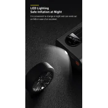 Компресор універсальний Baseus Energy Source Inflator Pump акумуляторний 7500mAh Чорний