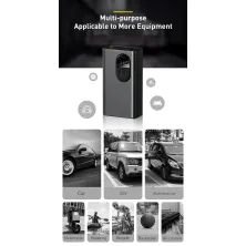 Компресор універсальний Baseus Energy Source Inflator Pump акумуляторний 7500mAh Чорний