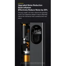 Компресор універсальний Baseus Energy Source Inflator Pump акумуляторний 7500mAh Чорний