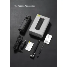 Автокомпресор Baseus Super Mini Inflator Pump Чорний