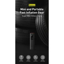 Автокомпресор Baseus Super Mini Inflator Pump Чорний