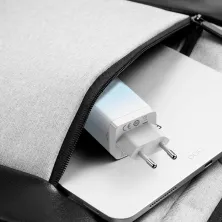 Мережевий зарядний пристрій Baseus GaN3 Pro Fast Charger  QC4.0+PD3.0 65W USB+2Type-C 3A + кабель Baseus Type-C to Type-C 100W 20V/5A 1м Блакитний