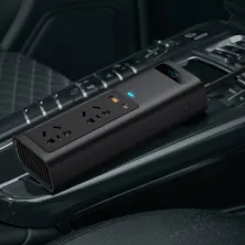 Автомобільний інвертор Baseus Power Inverter 150W (220V CN/EU) 2Розетки+USB+Type-C 5A з технологією QC3.0+PD3.0 Чорний