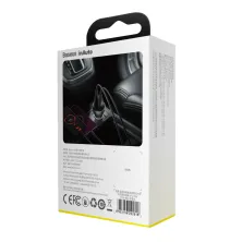 Автомобильное зарядное устройство Baseus Digital Display Dual SCP QC 3.0 45W 2USB 5A Черный