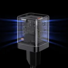Мережевий зарядний пристрій Baseus GaN3 Fast Charger 1C PD3.0 30W Type-C 3A Чорний
